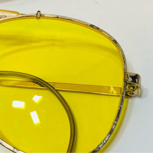 Bushnell Shooting Glasses Bausch & Lomb Aviator Impact Resist Vtg Org. Case READ - Picture 2 of 16